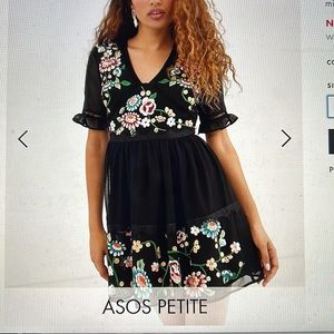 ASOS black dress
